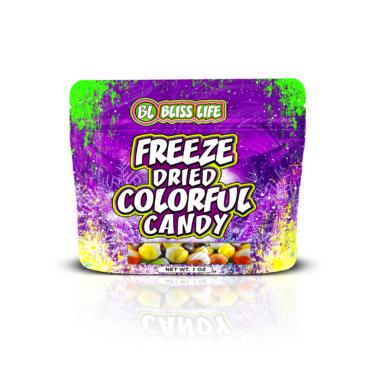 1 OZ BAG COLORFUL CANDY FRONT MOCK UP