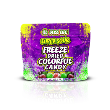 1 OZ BAG SUPER SOUR COLORFUL CANDY