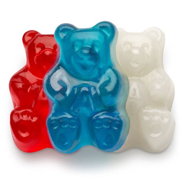 Freedom Gummy Bears Red White And Blue Candy Arcade Snacks 5736