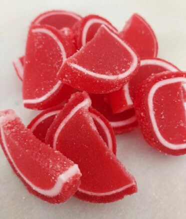 Raspberry Fruit Jelly Slices